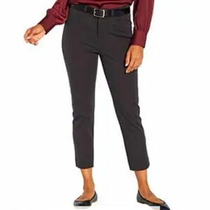 NWT Banana Republic Black Slim Straight Cropped Pant Size 10